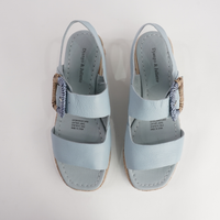 Innes Denim Leather Sandals