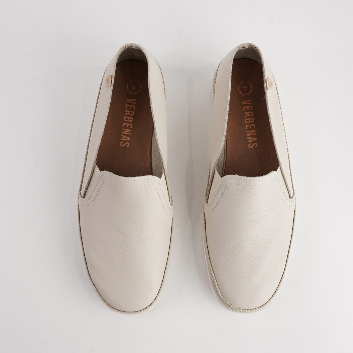 Telma Crudo Leather Espadrilles - VERBENAS | Shouz