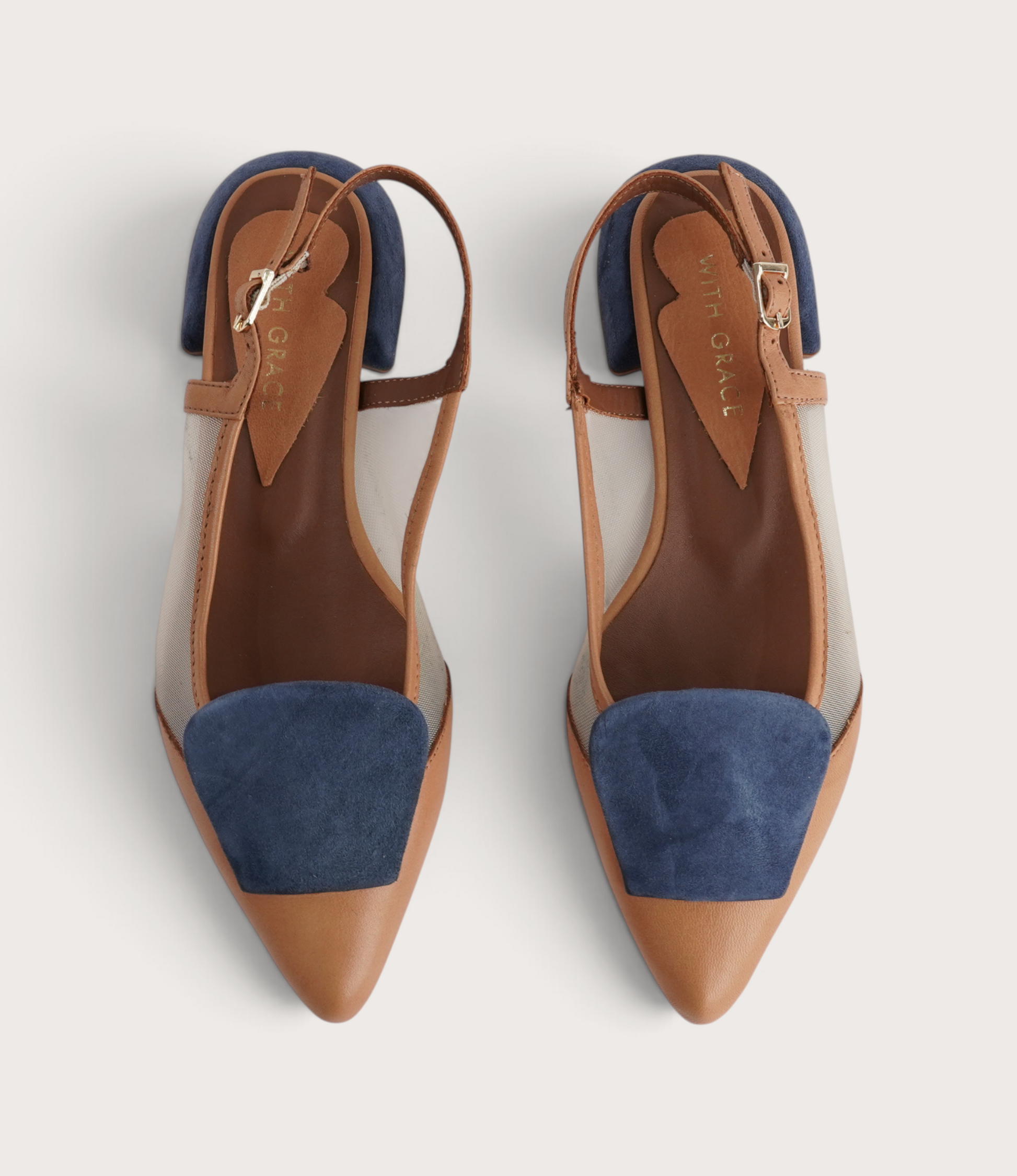 Vivienne Tan/ Jeans Mts Suede Flats
