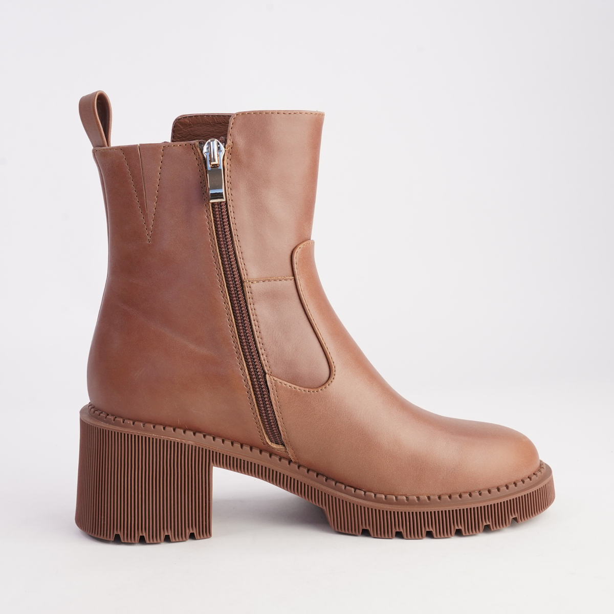 Zareks New Cognac Leather Boots - DJANGO AND JULIETTE | Shouz