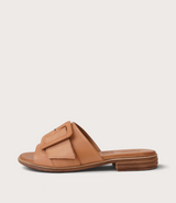 Miley Coconut Leather Slides