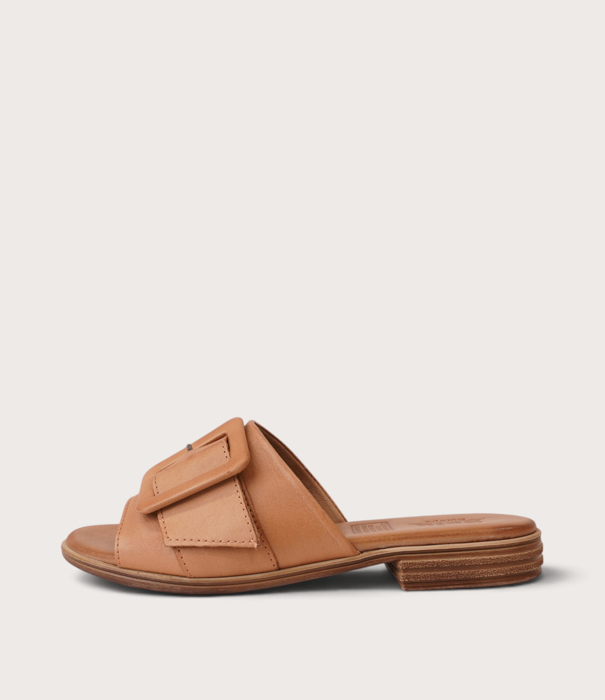 Miley Coconut Leather Slides