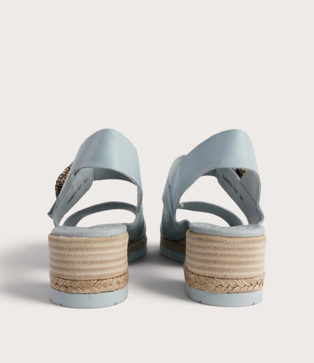 Innes Denim Leather Sandals - DJANGO AND JULIETTE | Shouz