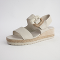 Innes Almond Leather Sandals