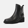 Parson Black Leather Ankle Boots