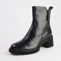 Zareks Black Leather Boots - DJANGO AND JULIETTE | Shouz