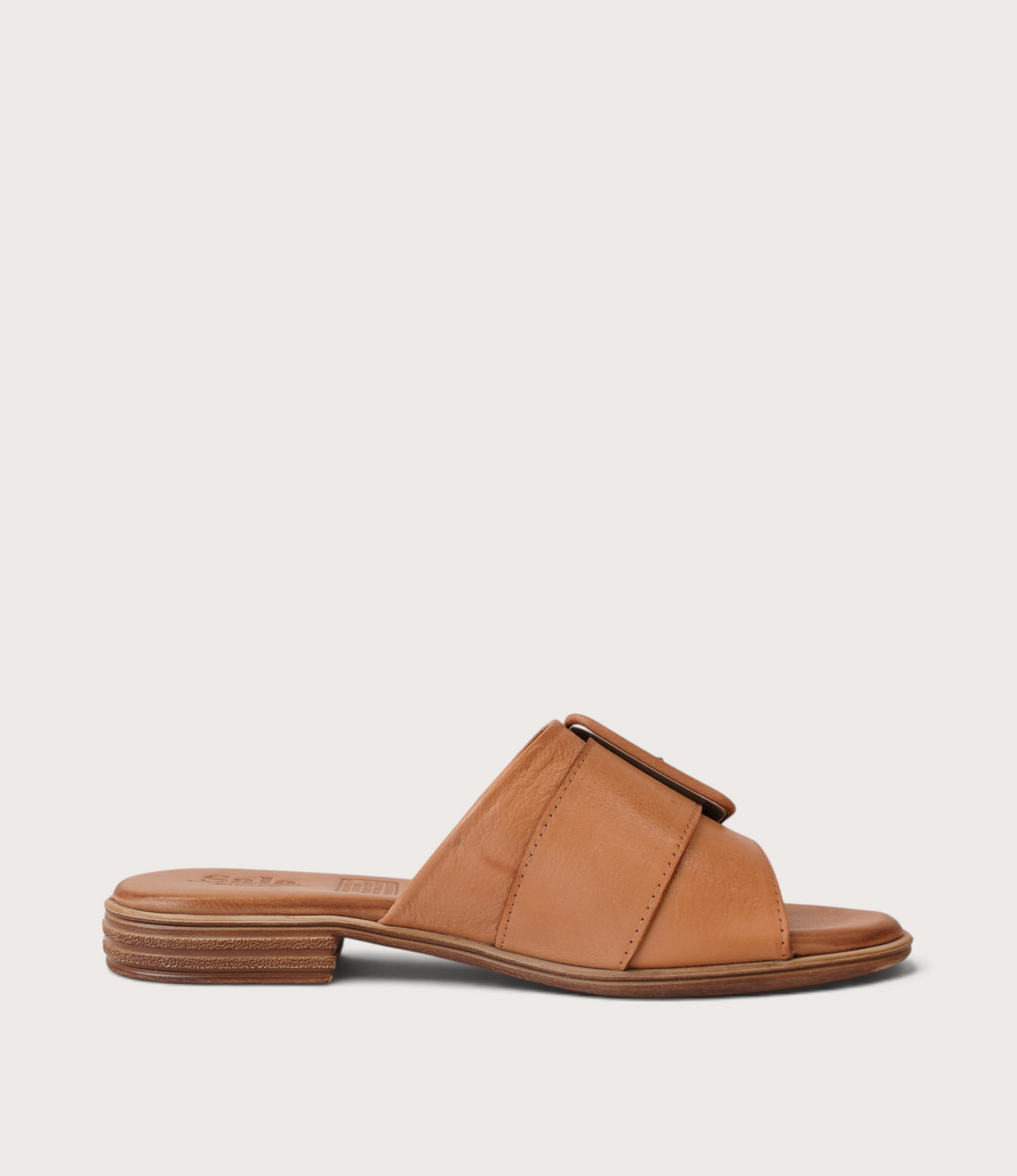 Miley Coconut Leather Slides