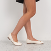 Picture Nude Leather Ballet Flats