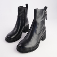Zareks Black Leather Boots - DJANGO AND JULIETTE | Shouz