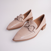 Elgin Cappuccino Patent Leather Loafers