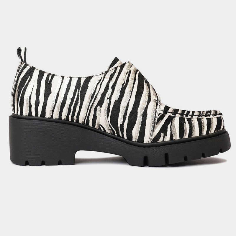 Umbers Zebra Pony Loafers