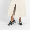 Ealia Black/ Milk Leather Loafers