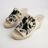 Pixiel Natural/ Black Espadrille Wedges