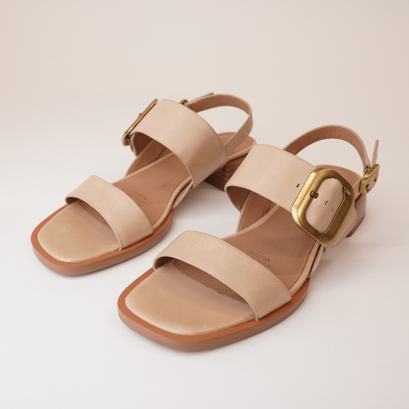 Tegean Tan Leather Heels