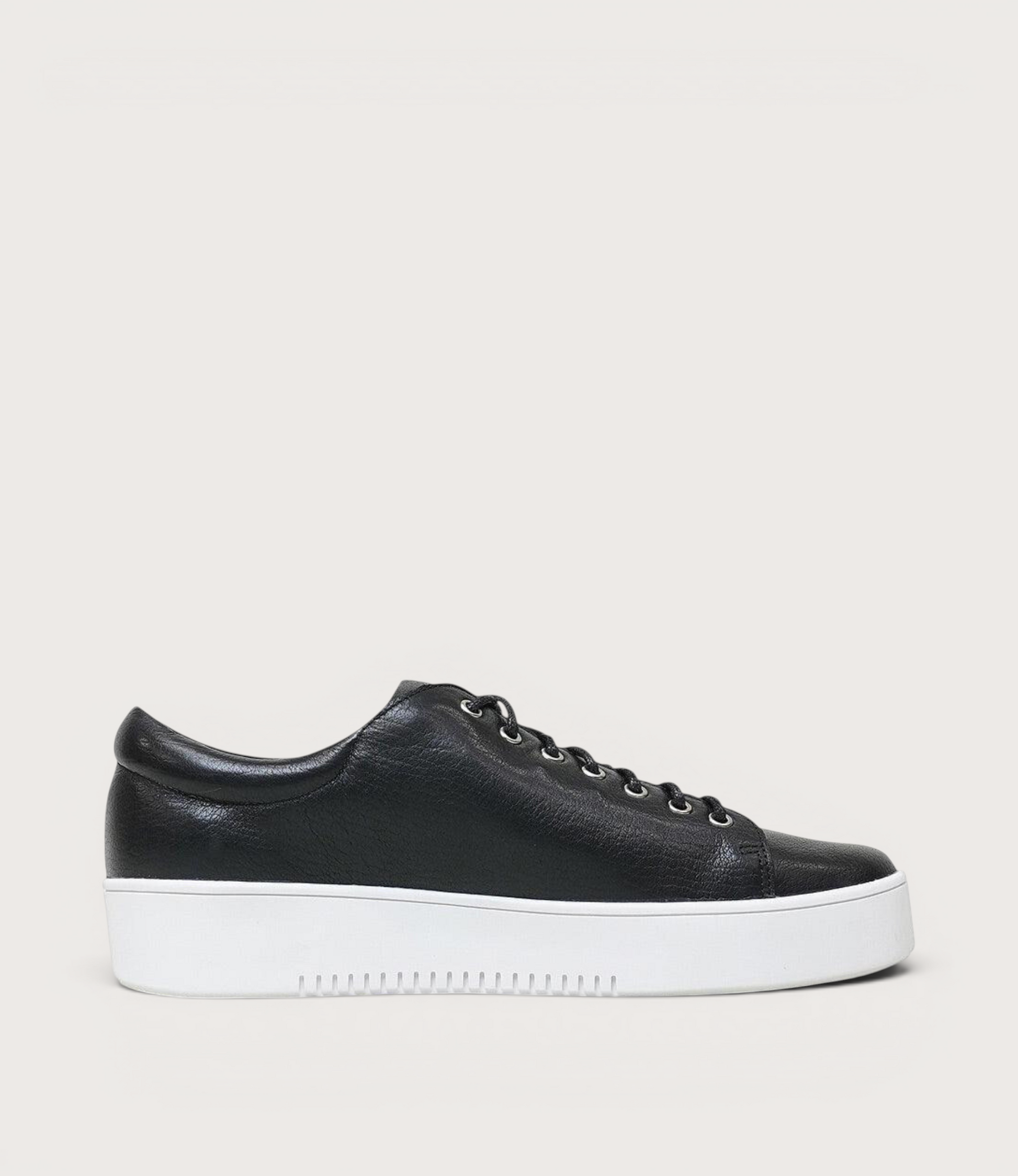 Laila Black / White Leather Sneakers