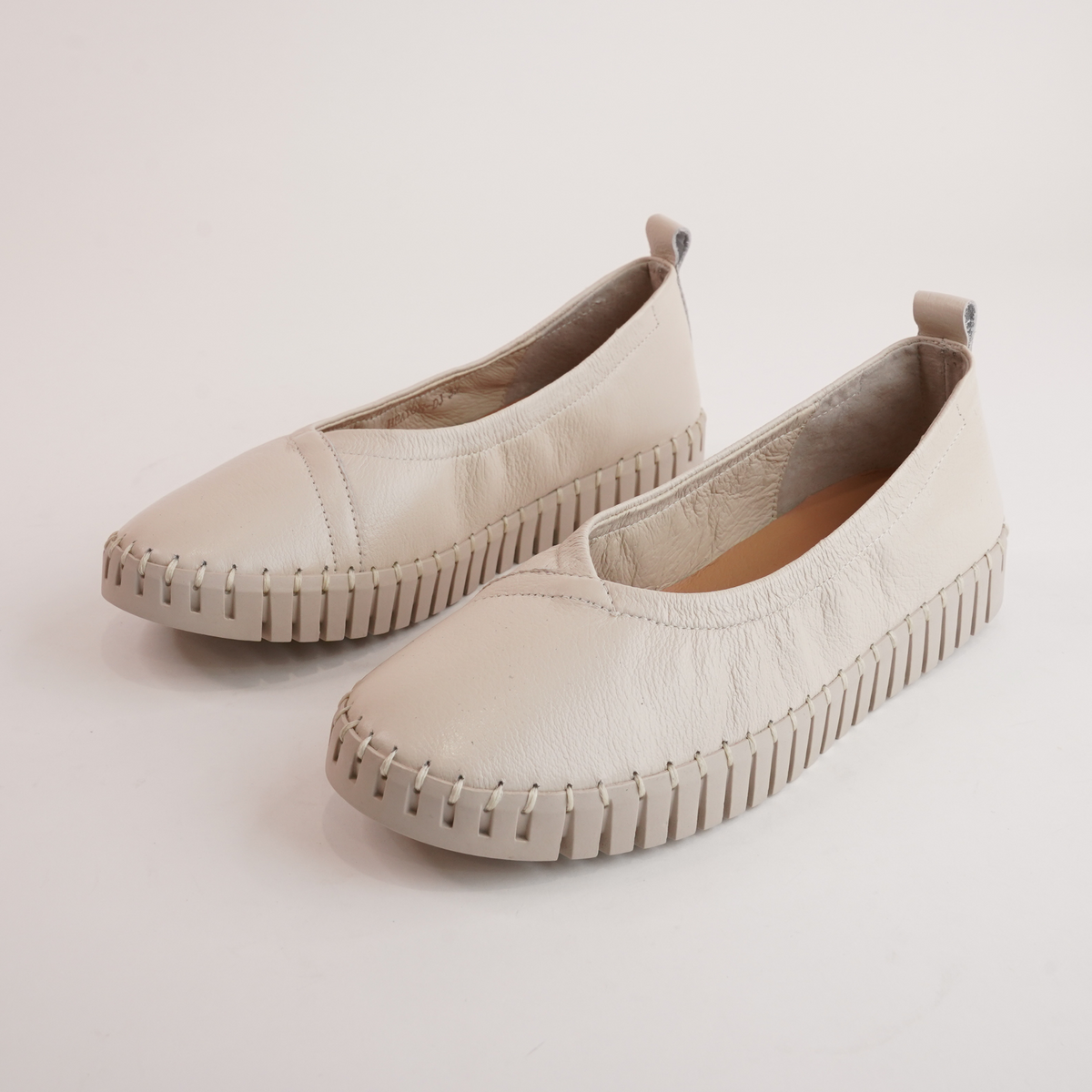 Heaton Milk/ Milk Ballet Flats