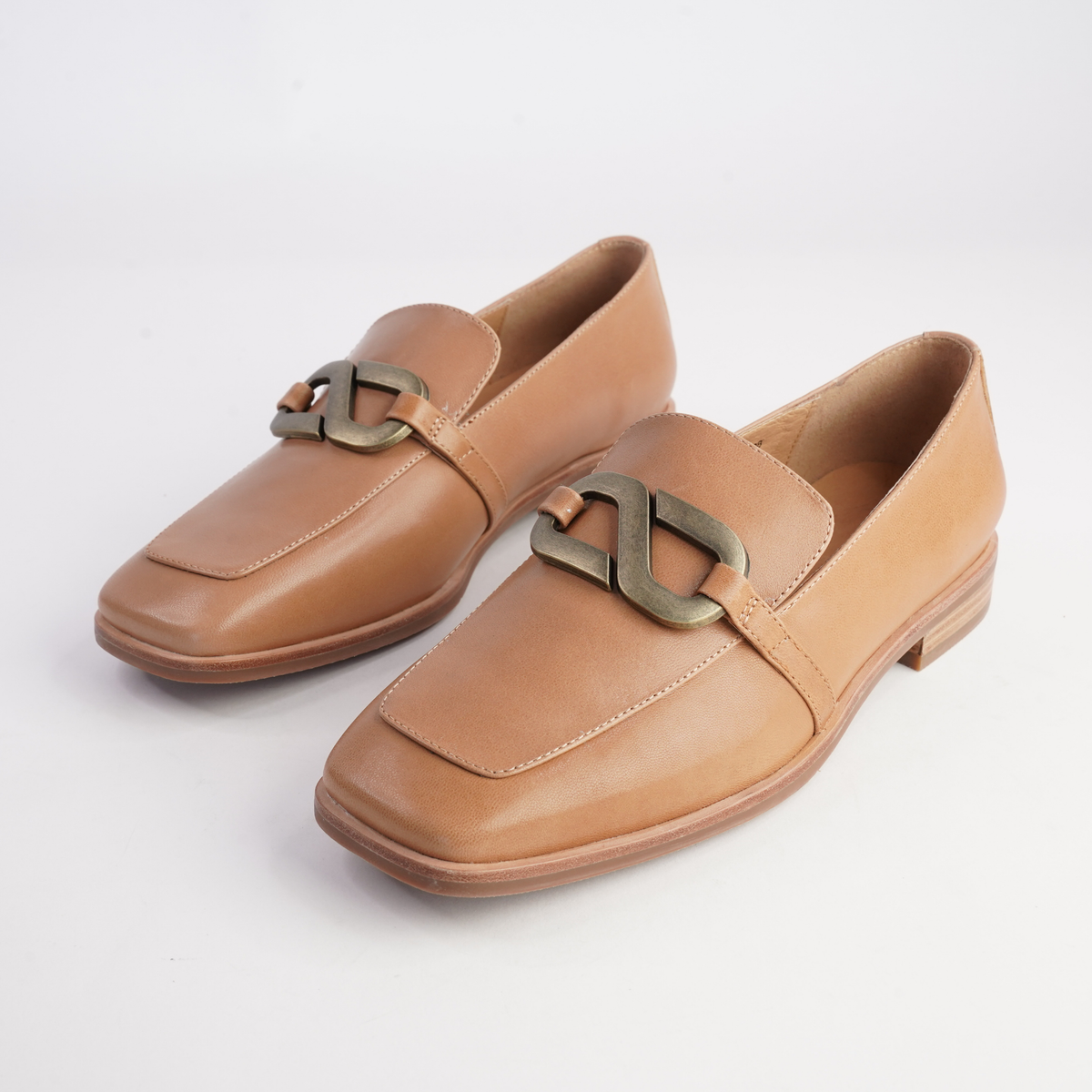 Damon Tan Leather Loafers - BRESLEY | Shouz