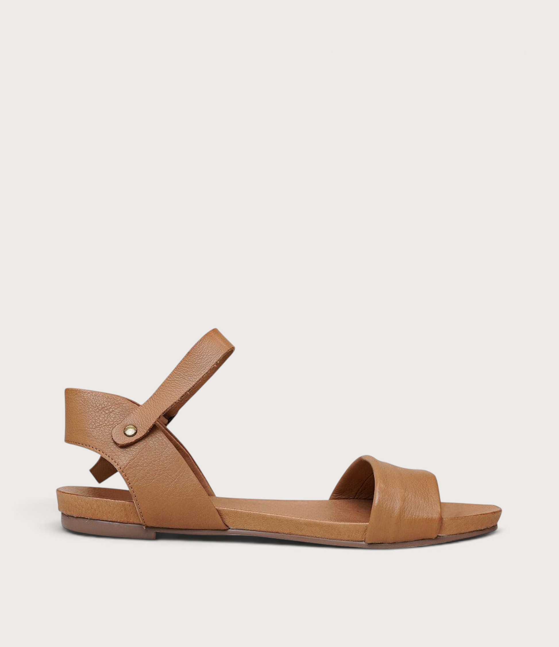 Jinnit Tan Leather Sandals