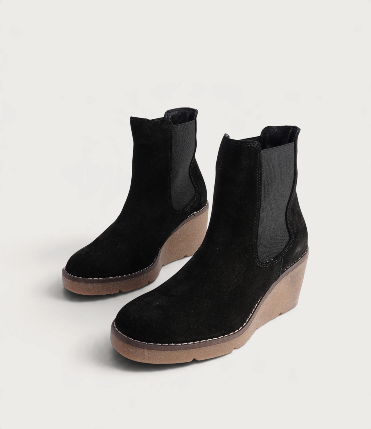 Glory Black Nubuck Ankle Boots - SALA | Shouz