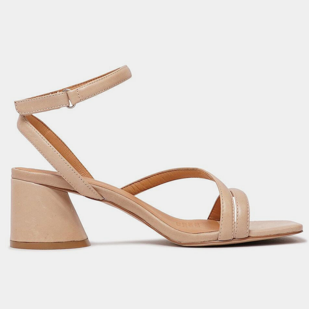 Petricia Nude Leather Heels - EOS FOOTWEAR | Shouz