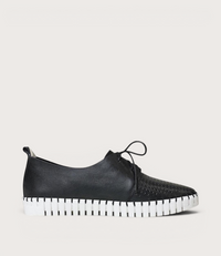 Huston Black Leather Sneakers