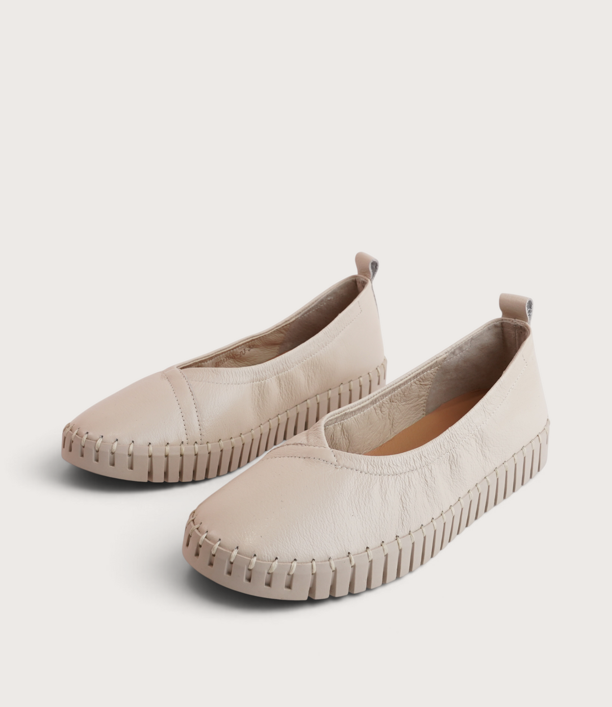 Heaton Milk/ Milk Ballet Flats