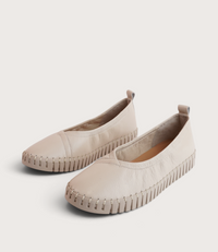 Heaton Milk/ Milk Ballet Flats