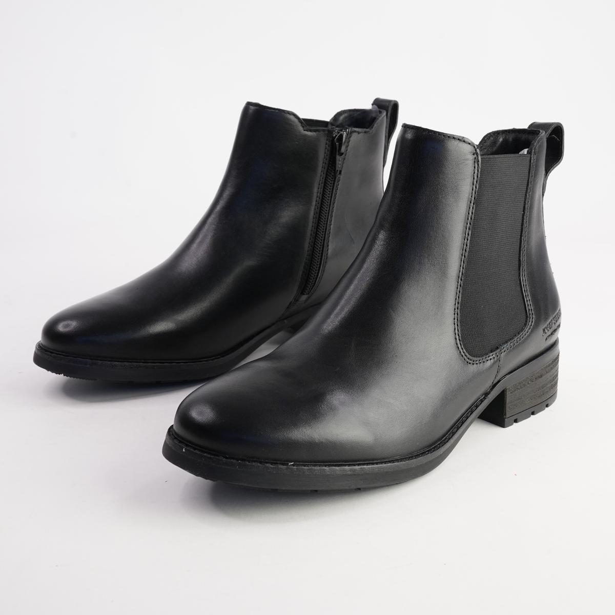 Kate 12 Schwarz Leather Ankle Boots - JOSEF SEIBEL | Shouz