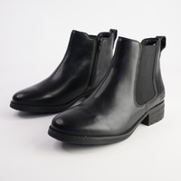 Kate 12 Schwarz Leather Ankle Boots - JOSEF SEIBEL | Shouz