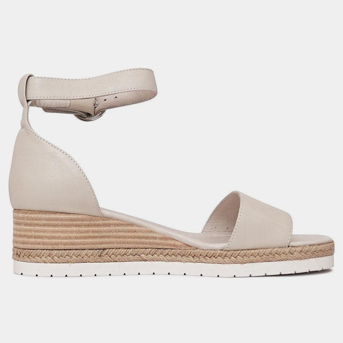 Idola Almond Leather Wedges - DJANGO AND JULIETTE | Shouz