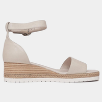 Idola Almond Leather Wedges - DJANGO AND JULIETTE | Shouz