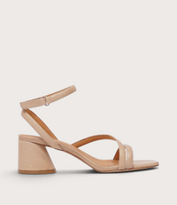 Petricia Nude Leather Heels