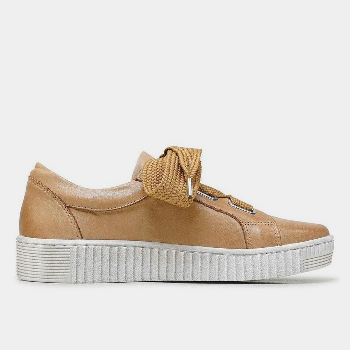 Jovi Tan Leather Sneakers - EOS FOOTWEAR | Shouz