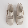 Innes Almond Leather Sandals