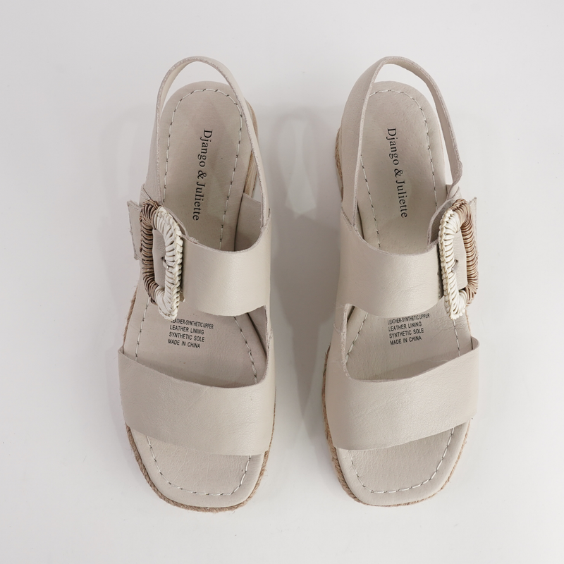Innes Almond Leather Sandals