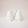 Fresno White Leather Mesh Sneakers