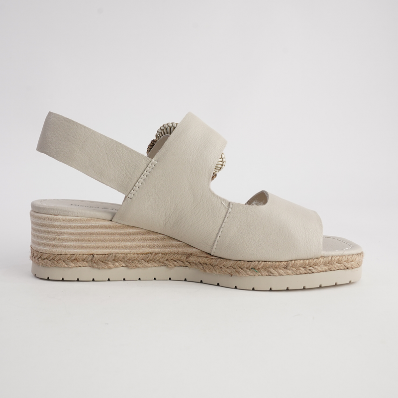 Innes Almond Leather Sandals