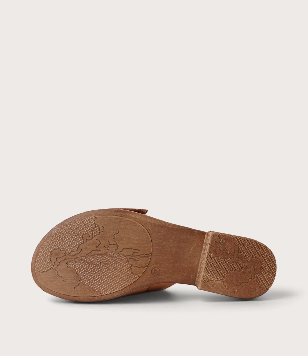 Miley Coconut Leather Slides