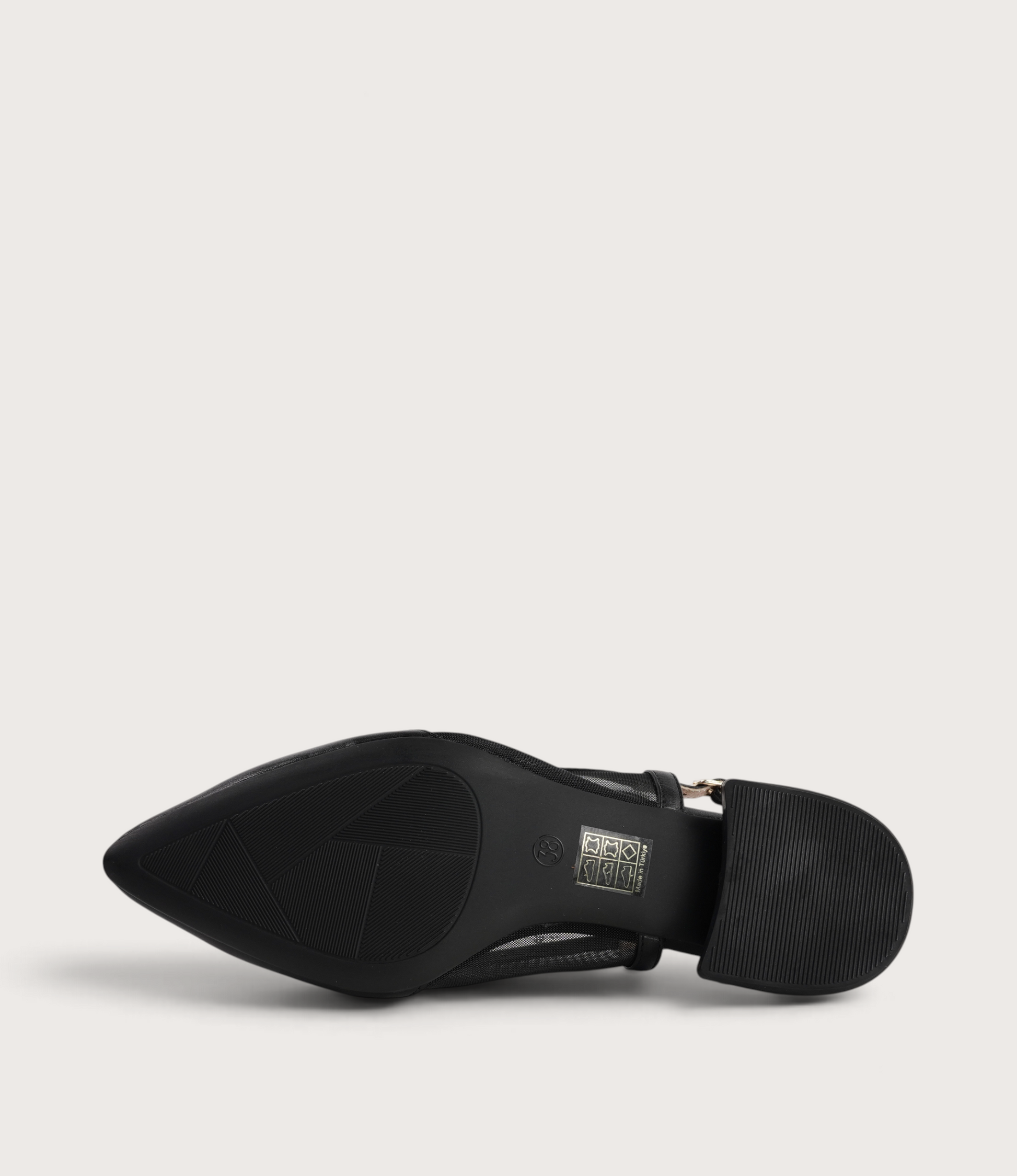 Vivienne Black Leather/ Black Mts Suede Flats