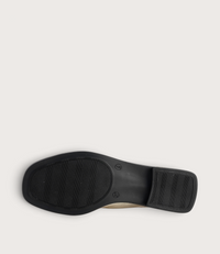 Luna Gold Leather Flats
