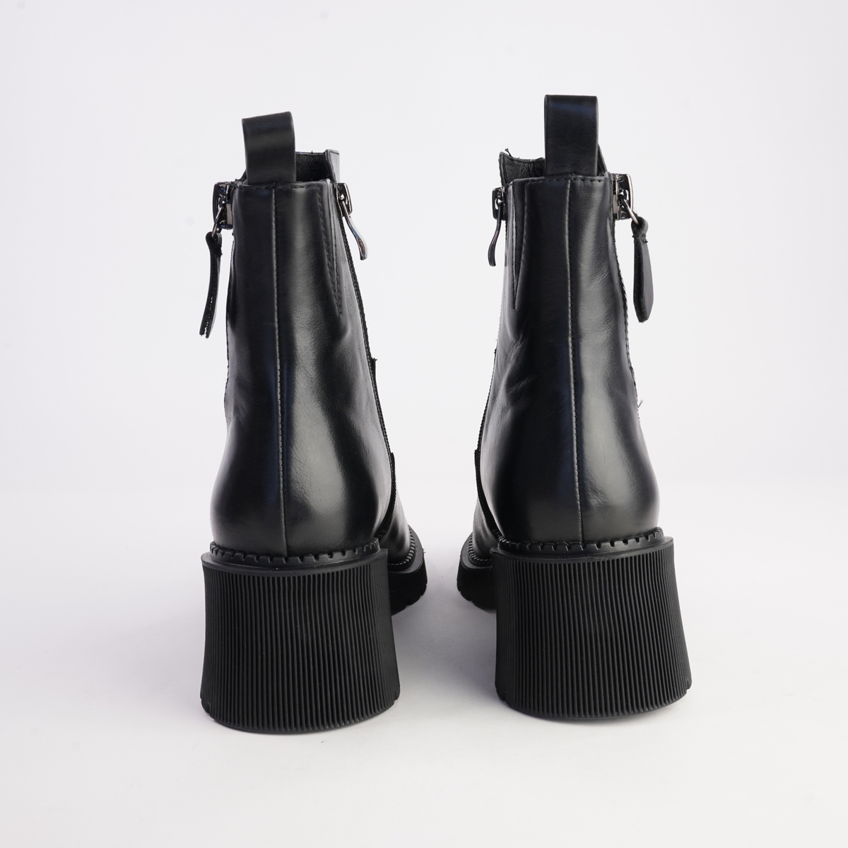 Zareks Black Leather Boots - DJANGO AND JULIETTE | Shouz