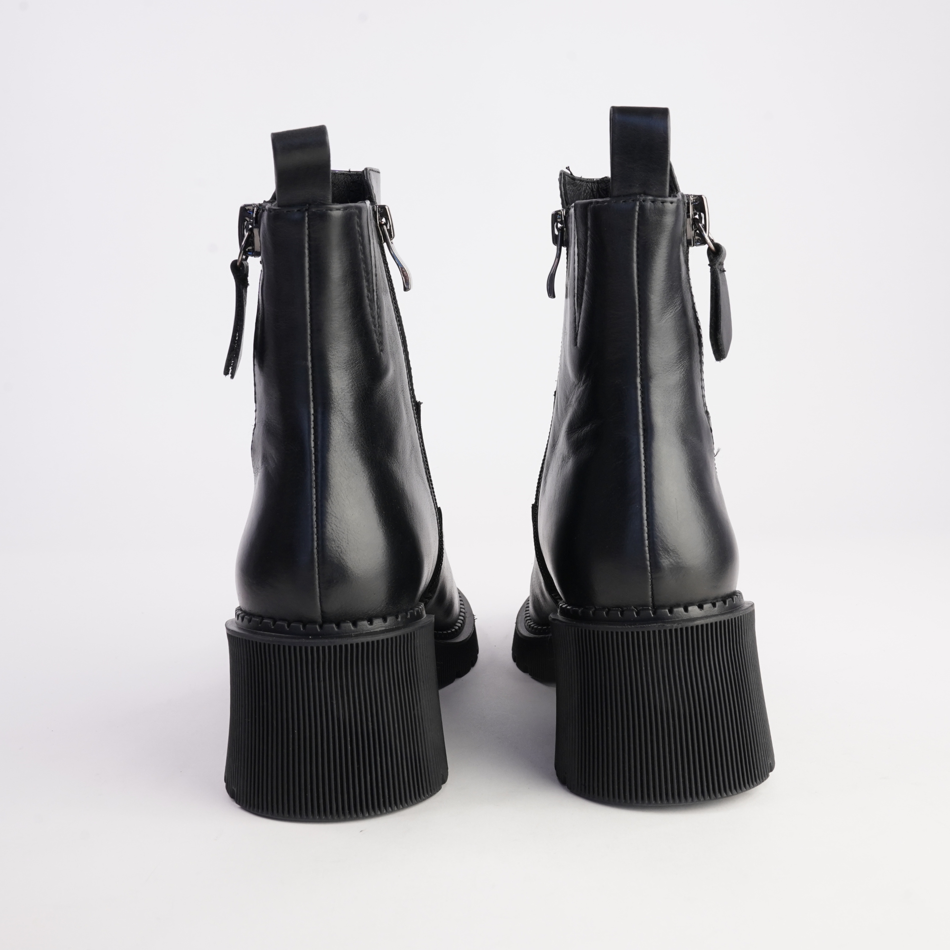 Zareks Black Leather Boots - DJANGO AND JULIETTE | Shouz