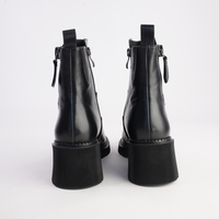 Zareks Black Leather Boots - DJANGO AND JULIETTE | Shouz