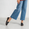 Ariah Black Leather Loafers