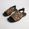 Snob Leopard Leather Flats