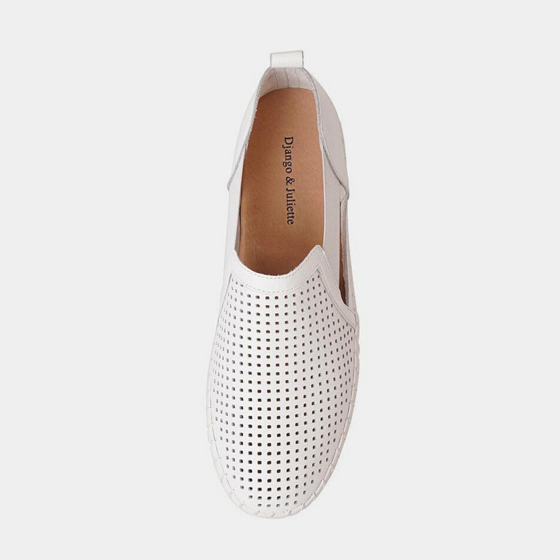 Habiki White Leather Sneakers