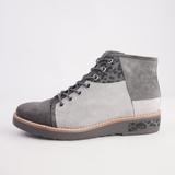Regine Charcoal Multi Leather Ankle Boots - DJANGO AND JULIETTE | Shouz