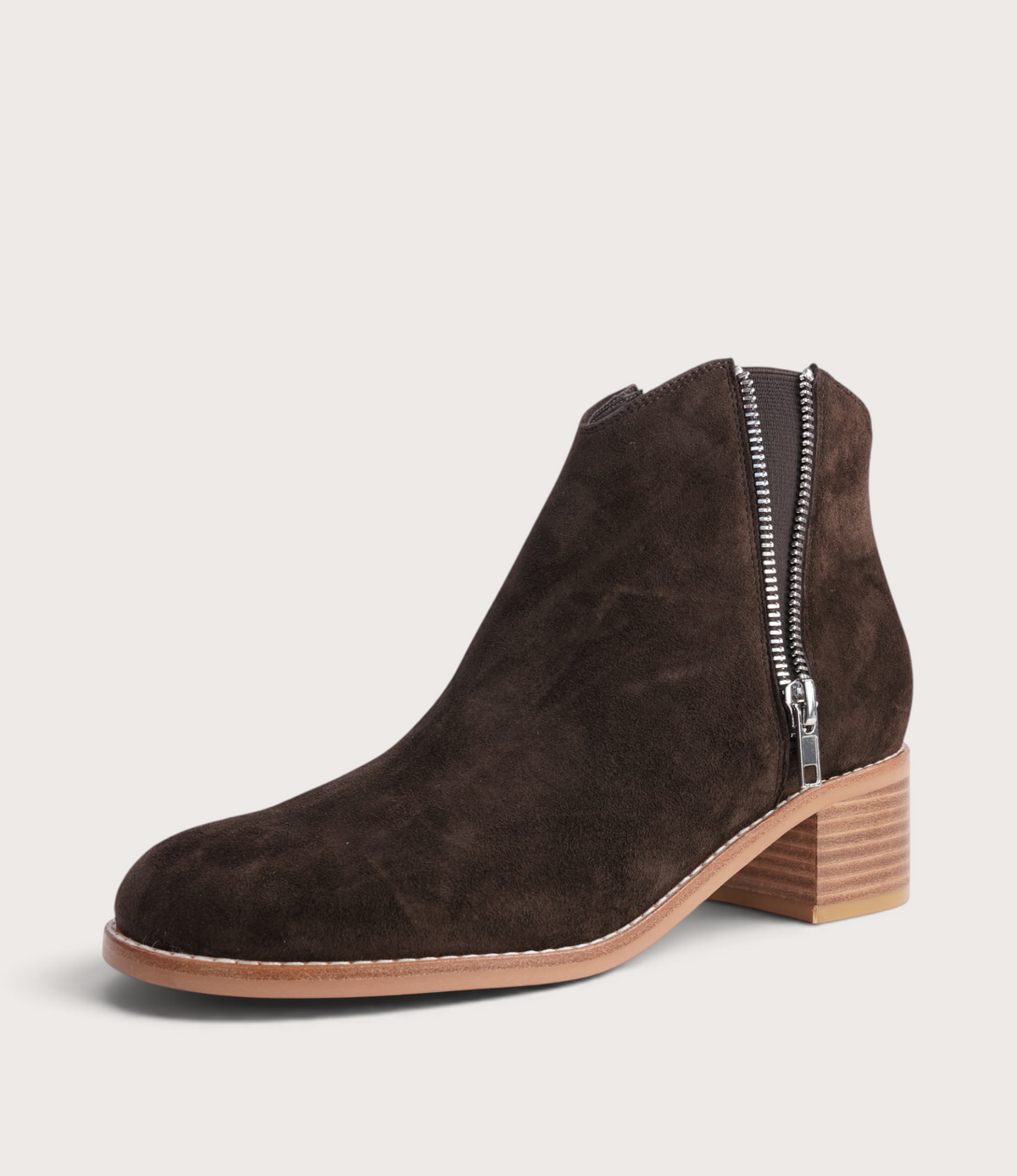 Ricarda Choc Suede Ankle Boots