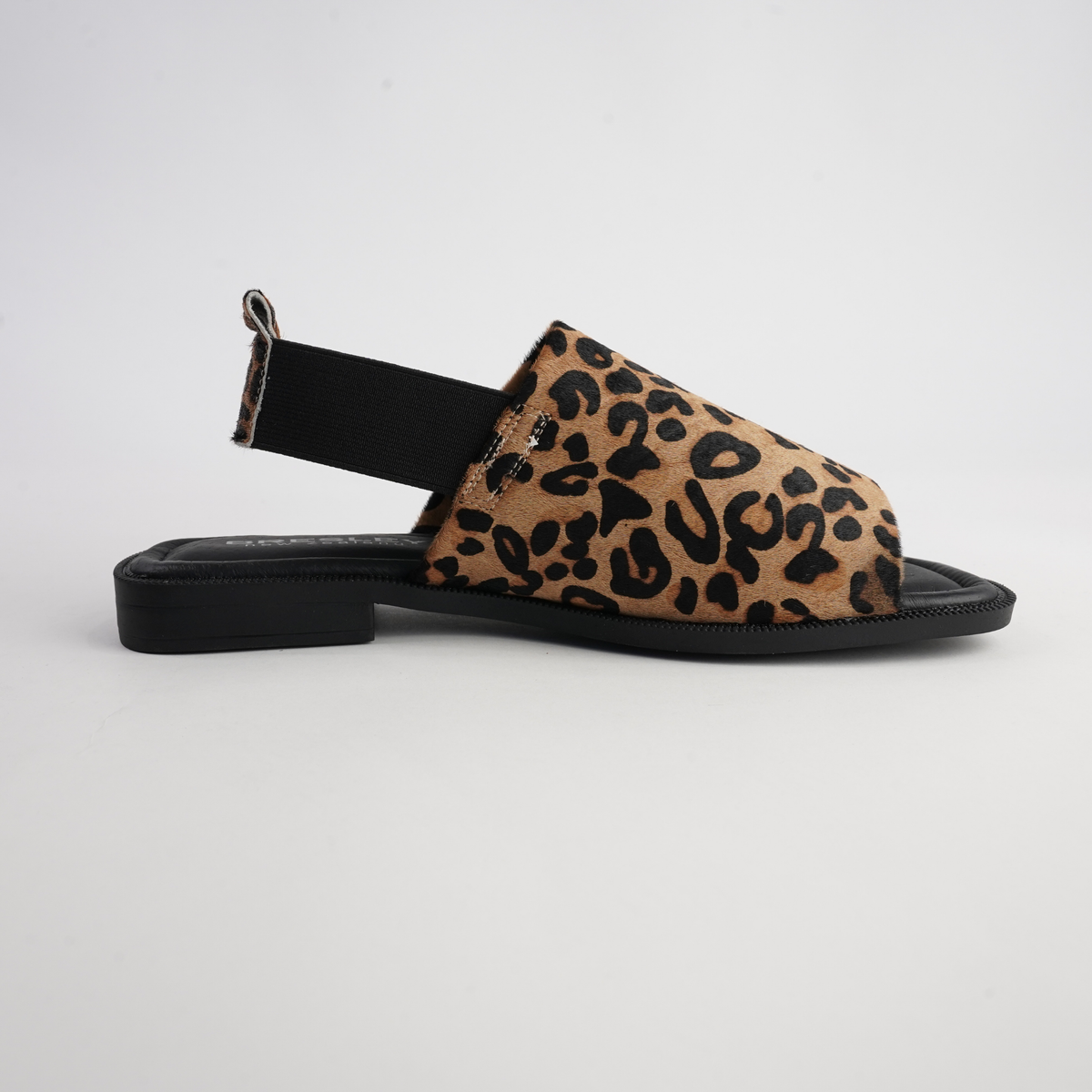 Snob Leopard Leather Flats - BRESLEY | Shouz