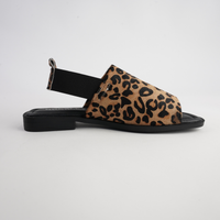 Snob Leopard Leather Flats